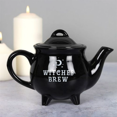 Witches Brew Black Ceramic Tea Pot Witches Brew Black Ceramic Tea Pot