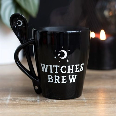 Witches Brew Mug and Spoon Set Witches Brew Mug and Spoon Set