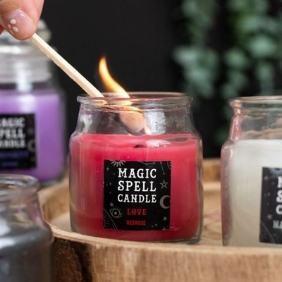 Rose 'Love' Spell Candle Jar Rose 'Love' Spell Candle Jar