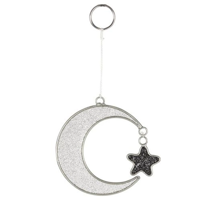 Mystical Crescent Moon Suncatcher Mystical Crescent Moon Suncatcher