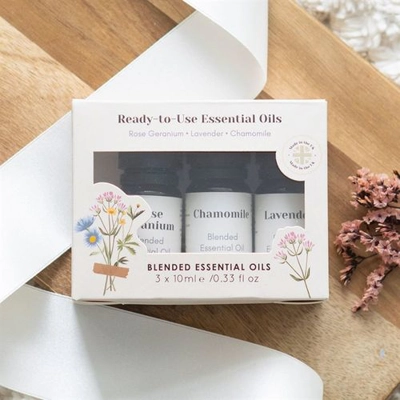 Set of 3 Floral Blended Essential Oils Set of 3 Floral Blended Essential Oils