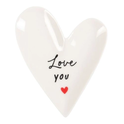 Love You Heart Trinket Dish Love You Heart Trinket Dish