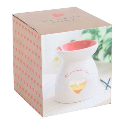 All You Need is Love Heart Oil Burner and Wax Warmer All You Need is Love Heart Oil Burner and Wax Warmer