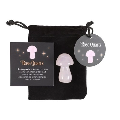 Magical Rose Quartz Crystal Mushroom Magical Rose Quartz Crystal Mushroom