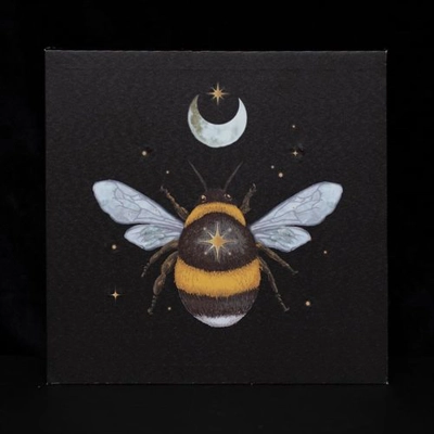 Forest Bee Light Up Canvas Plaque Forest Bee Light Up Canvas Plaque