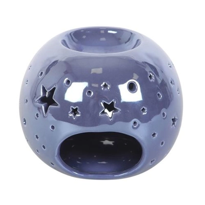 Purple Iridescent Star Oil Burner and Wax Warmer Purple Iridescent Star Oil Burner and Wax Warmer