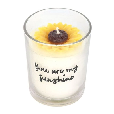You Are My Sunshine Candle with 3D Sunflower You Are My Sunshine Candle with 3D Sunflower
