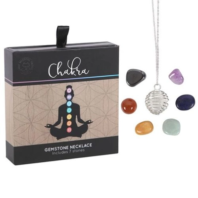 Chakra Gemstone Crystal Necklace Kit Chakra Gemstone Crystal Necklace Kit