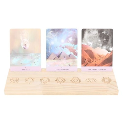 Natural Seven Chakras Tarot Card Stand Natural Seven Chakras Tarot Card Stand