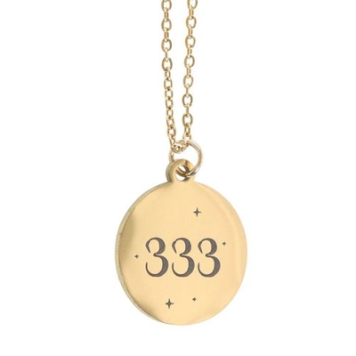333 Angel Number Support Necklace 333 Angel Number Support Necklace