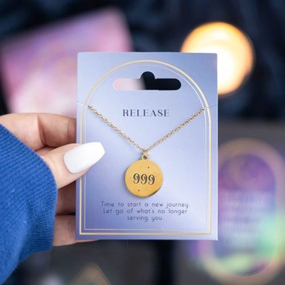 999 Angel Number Release Necklace 999 Angel Number Release Necklace