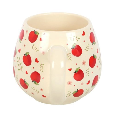 Apple Print Rounded Mug Apple Print Rounded Mug
