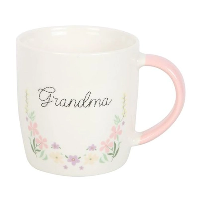 Grandma Pastel Floral Mug Grandma Pastel Floral Mug