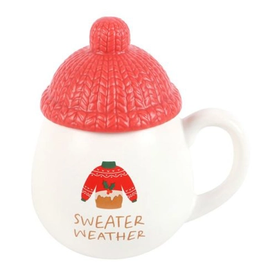 Sweater Weather Lidded Mug Sweater Weather Lidded Mug