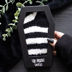 Striped Socks in Coffin Gift..