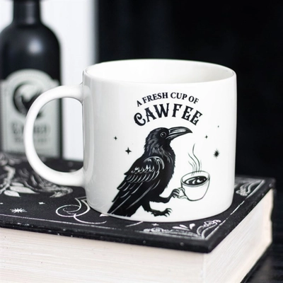 Fresh Cup of Cawfee Raven Mug Fresh Cup of Cawfee Raven Mug