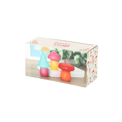 Set of 3 Mushroom Shaped Candles Set of 3 Mushroom Shaped Candles