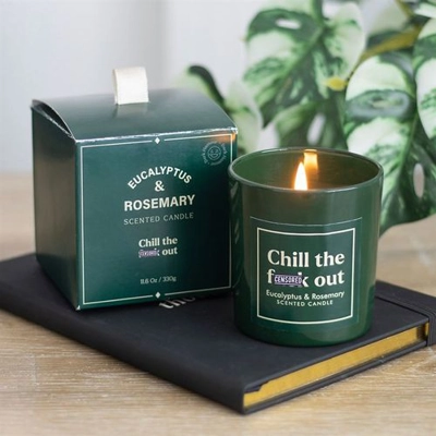 Sweary Chill Out Eucalyptus & Rosemary Candle Sweary Chill Out Eucalyptus & Rosemary Candle