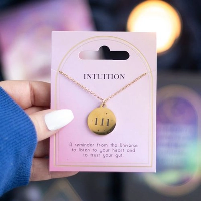111 Angel Number Intuition Necklace 111 Angel Number Intuition Necklace