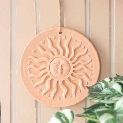 Terracotta Sun Plaque Terracotta Sun Plaque