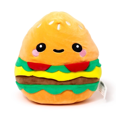 Squidglys Plush Toy - Foodiemals Hammy the Burger Squidglys Plush Toy - Foodiemals Hammy the Burger