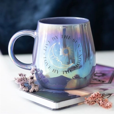 Live by the Sun Love by the Moon Iridescent Mug Live by the Sun Love by the Moon Iridescent Mug