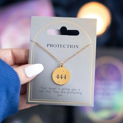 444 Angel Number Protection Necklace 444 Angel Number Protection Necklace