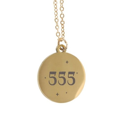 555 Angel Number Change Necklace 555 Angel Number Change Necklace