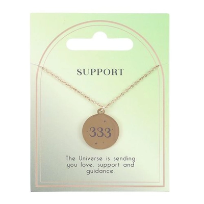 333 Angel Number Support Necklace 333 Angel Number Support Necklace