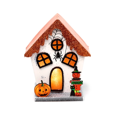 LED Decoration - Halloween Spooky Spider Pumpkin House LED Decoration - Halloween Spooky Spider Pumpkin House