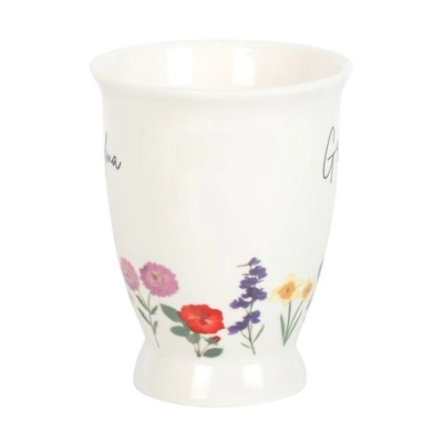 Grandma Wildflower Pedestal Mug Grandma Wildflower Pedestal Mug