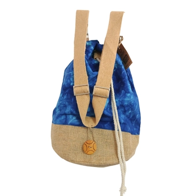 All Natural Backpack - Blue Stonewash - Mandala All Natural Backpack - Blue Stonewash - Mandala