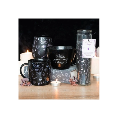 Crystal Witch Jasmine Tube Candle with Amethyst Chips Crystal Witch Jasmine Tube Candle with Amethyst Chips