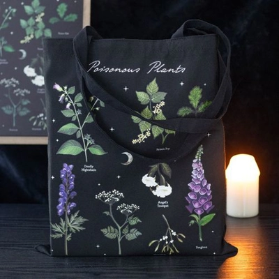 Poisonous Plants Polycotton Tote Bag Poisonous Plants Polycotton Tote Bag