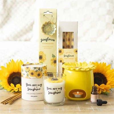 You Are My Sunshine Candle with 3D Sunflower You Are My Sunshine Candle with 3D Sunflower
