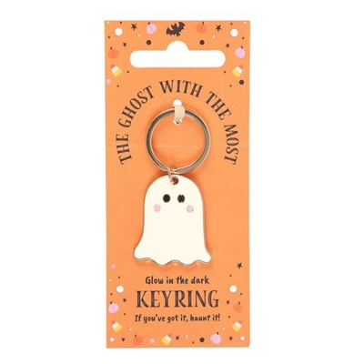 Ghost With The Most Glow in the Dark Keyring Ghost With The Most Glow in the Dark Keyring