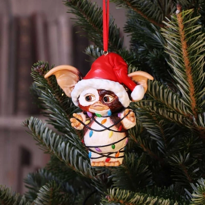 Gremlins Gizmo in Fairy Lights Hanging Ornament Gremlins Gizmo in Fairy Lights Hanging Ornament
