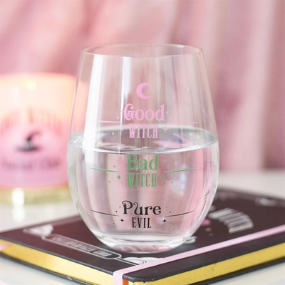 Good Witch, Bad Witch Stemless Glass Good Witch, Bad Witch Stemless Glass