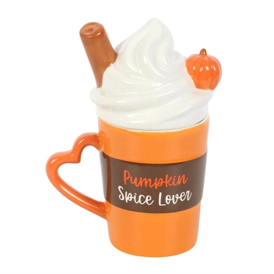 Pumpkin Spice Latte Shaped Lidded Mug Pumpkin Spice Latte Shaped Lidded Mug