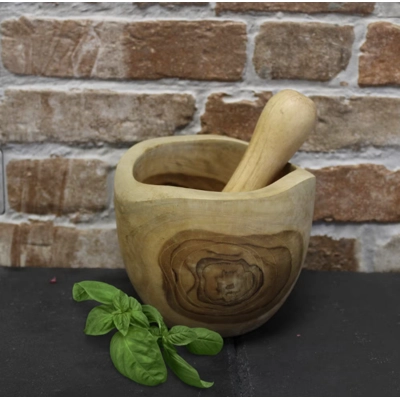 Ergo Teak Pestel & Mortar Med