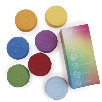 Chakra Bath Fizz - Large Box - Chakra Harmony & Inner Glow Chakra Bath Fizz - Large Box - Chakra Harmony & Inner Glow