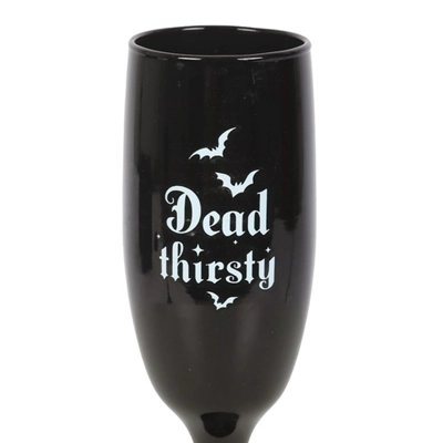 Set of 2 Dead Thirsty Champagne Flutes Set of 2 Dead Thirsty Champagne Flutes