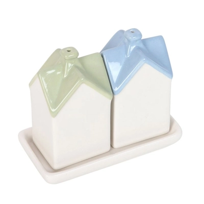 Pastel House Salt and Pepper Shakers Pastel House Salt and Pepper Shakers