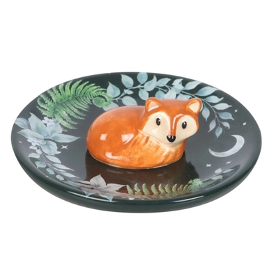 Green Fox Trinket Dish Green Fox Trinket Dish