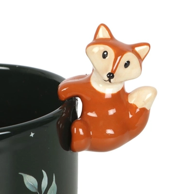 Green Forest Plant Pot with Fox Green Forest Plant Pot with Fox