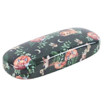 Fawn and Friends Forest Print Glasses Case Fawn and Friends Forest Print Glasses Case
