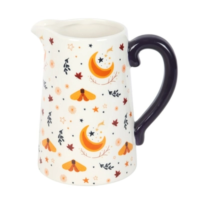 Autumn Magic Harvest Moon Print Ceramic Flower Jug Autumn Magic Harvest Moon Print Ceramic Flower Jug