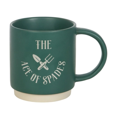 Ace of Spades Mug with Spade Spoon Ace of Spades Mug with Spade Spoon