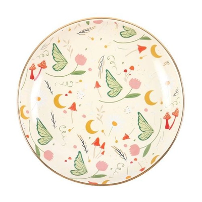 Fairy Folklore Print Trinket Dish Fairy Folklore Print Trinket Dish