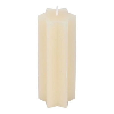 Cream Starry Night Star Shaped Taper Candle Cream Starry Night Star Shaped Taper Candle